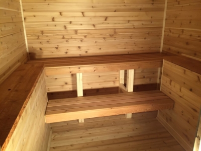 Inside of Sauna Rental